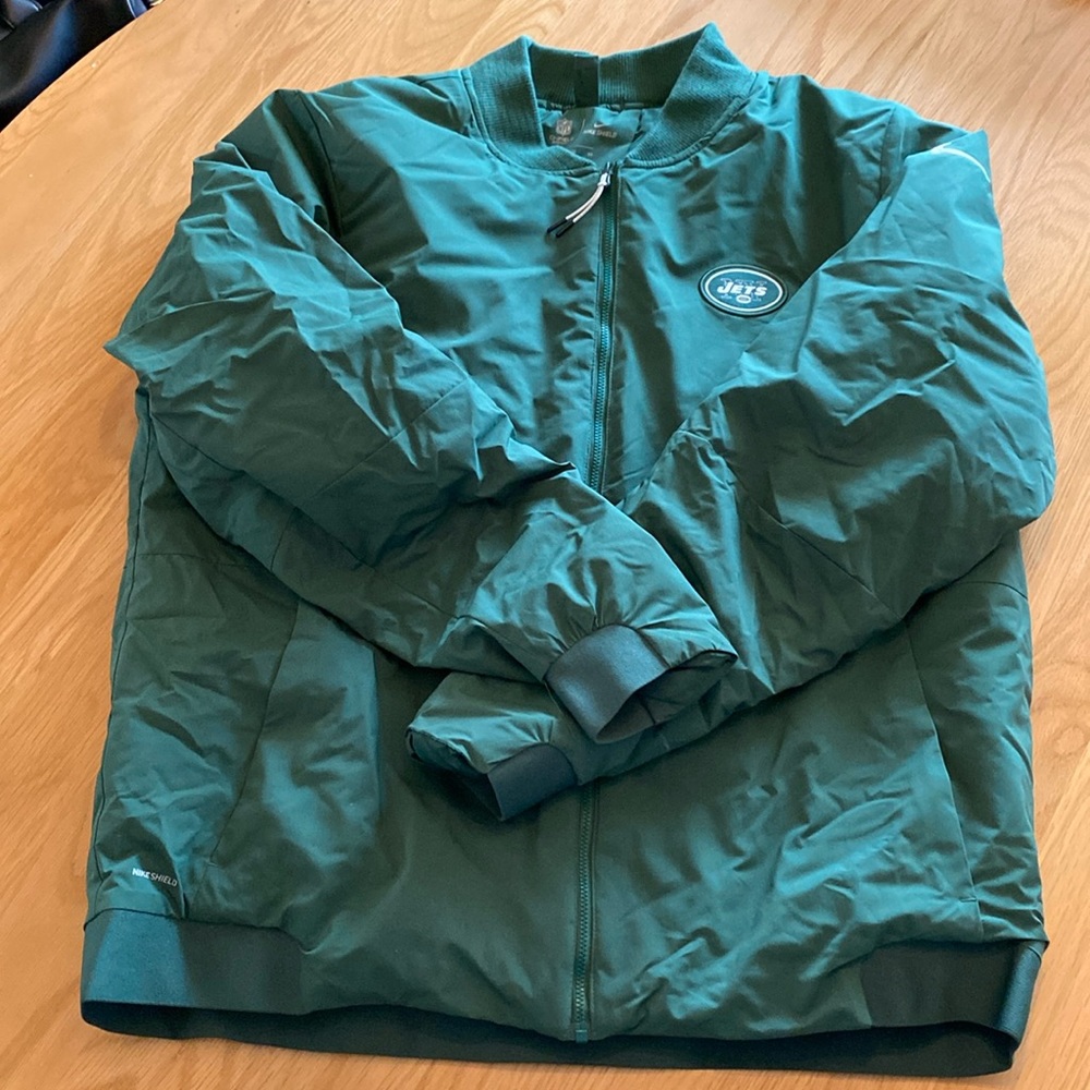 XL Green Nike NYJ Coat